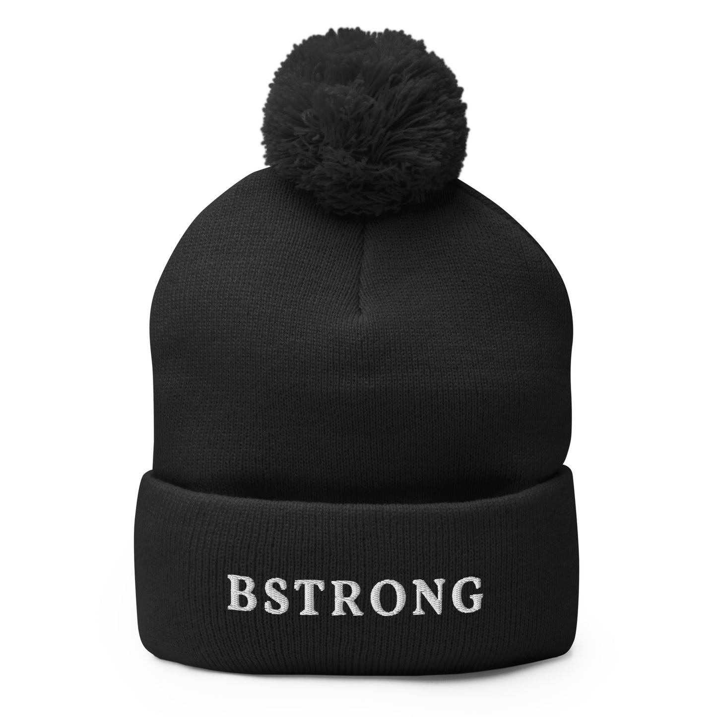 "BSTRONG"Pom-Pom Beanie