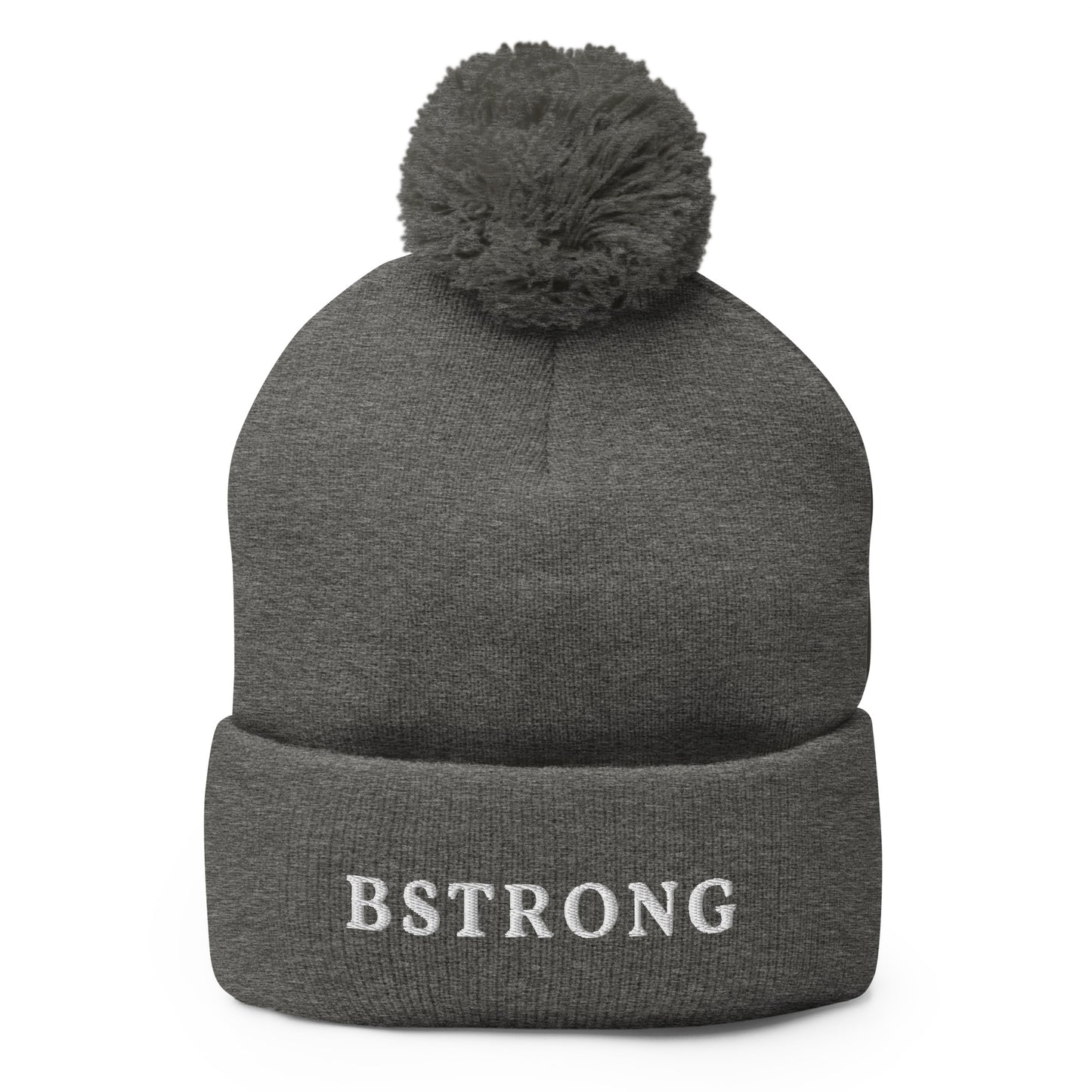 "BSTRONG"Pom-Pom Beanie