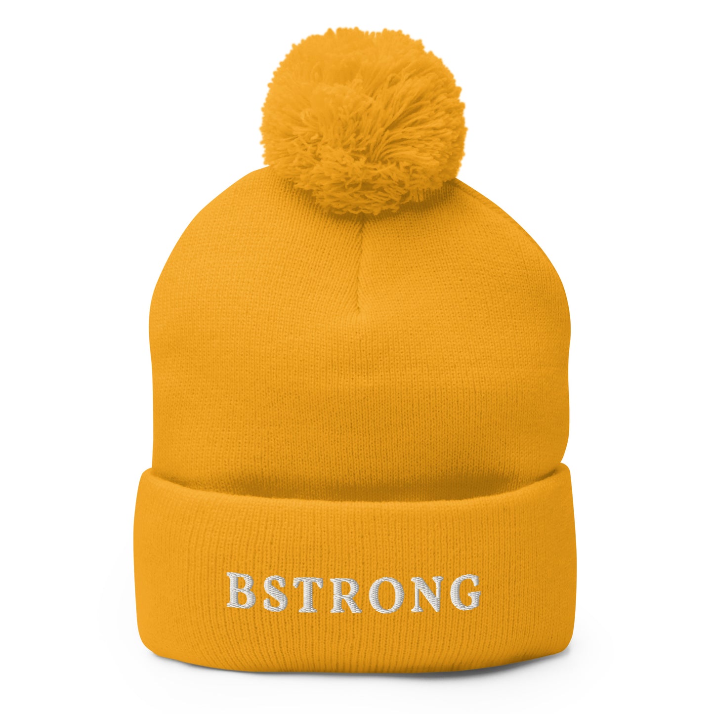 "BSTRONG"Pom-Pom Beanie