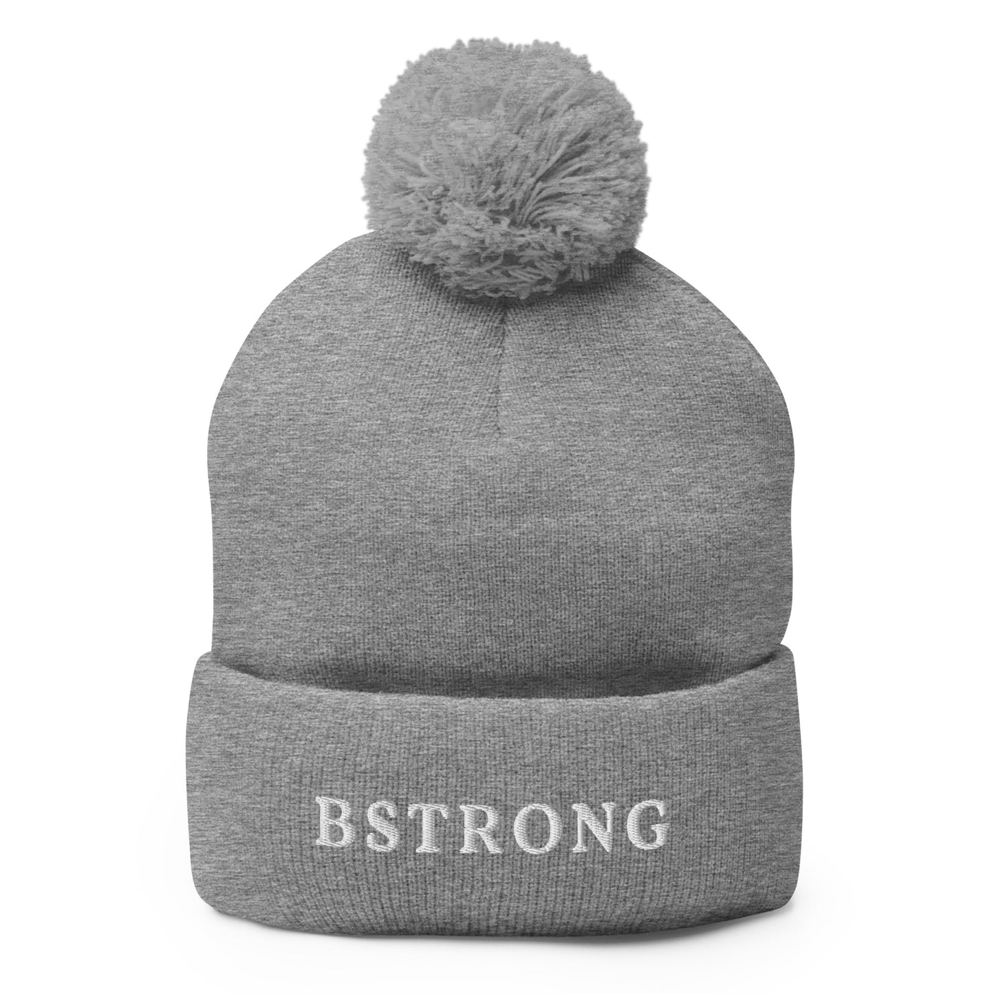 "BSTRONG"Pom-Pom Beanie