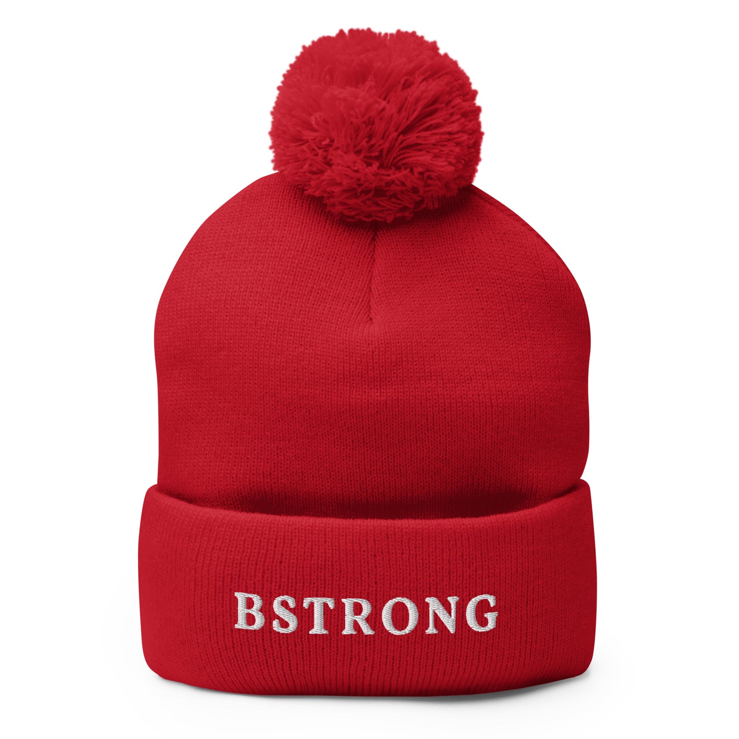 "BSTRONG"Pom-Pom Beanie