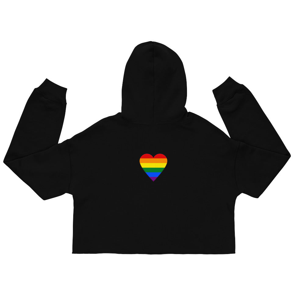 Love is Love BSTRONG Crop Hoodie